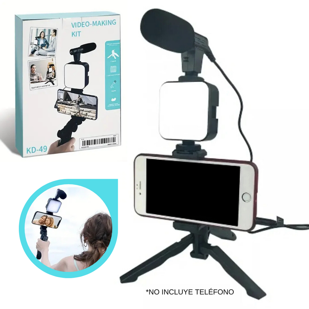 kit tripode de grabacion 4 en1