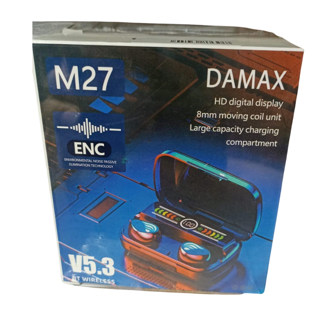 AUDÍFONOS M27 DAMAX  V5.3